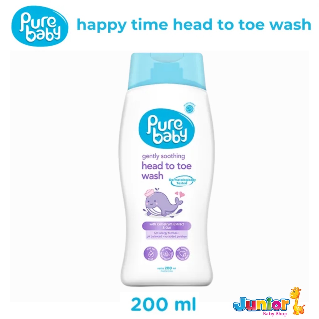 Pure Baby Gently Soothing Head To Toe Wash 200ml