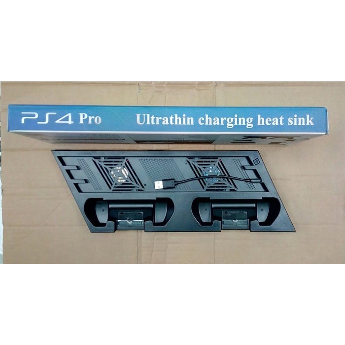 VERTICAL STAND COOLING FAN CHARGING STAND DOCK PS4 PRO VERTIKAL STAND