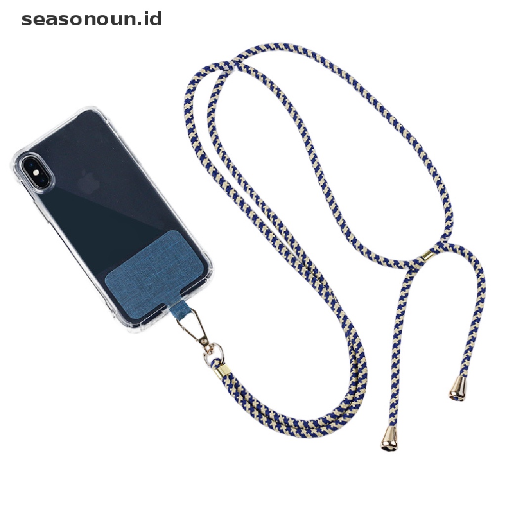 Seasonoun Tali Cord Rantai Ponsel Tape Kalung Lanyard Case Handphone Untuk Dibawa Gantung.