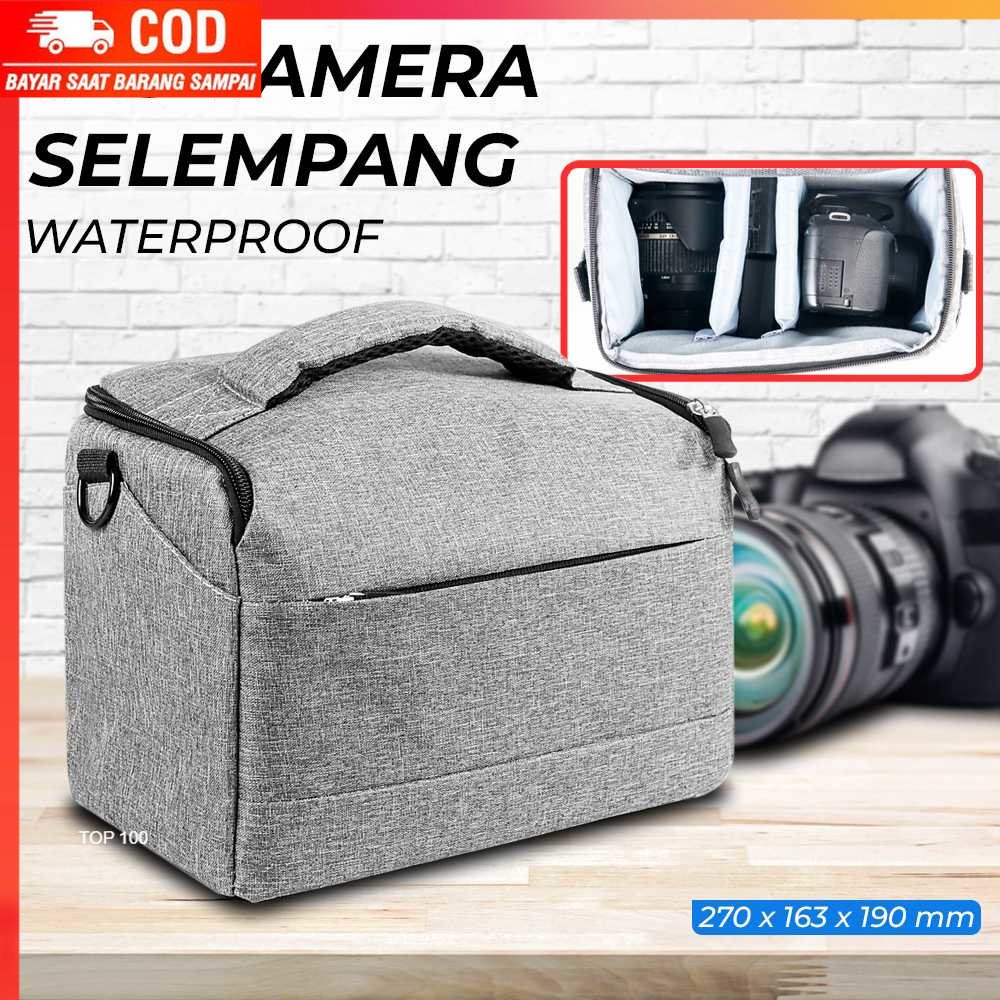 ( 100% BARANG ORI ) Fottos Tas Kamera Selempang DSLR Waterproof - YKMZGO