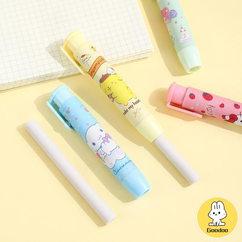 Eraser Cartoon Press Pen Modeling Koreksi Karet Alat Tulis Sekolah -Doo