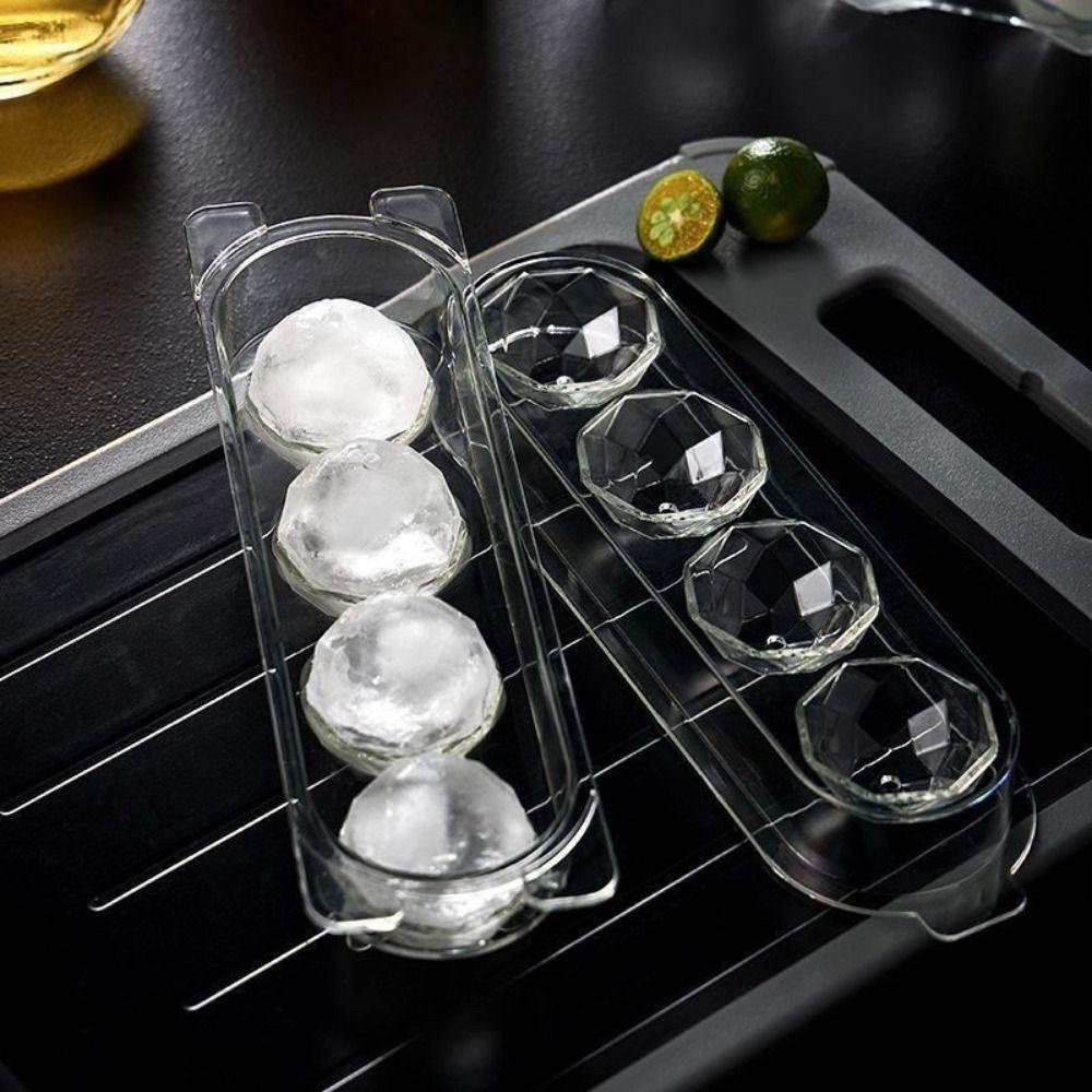 Populer Cetakan Ice Tray Besar DIY Rumah Untuk Minuman Dingin Untuk Freezer Untuk Cocktail