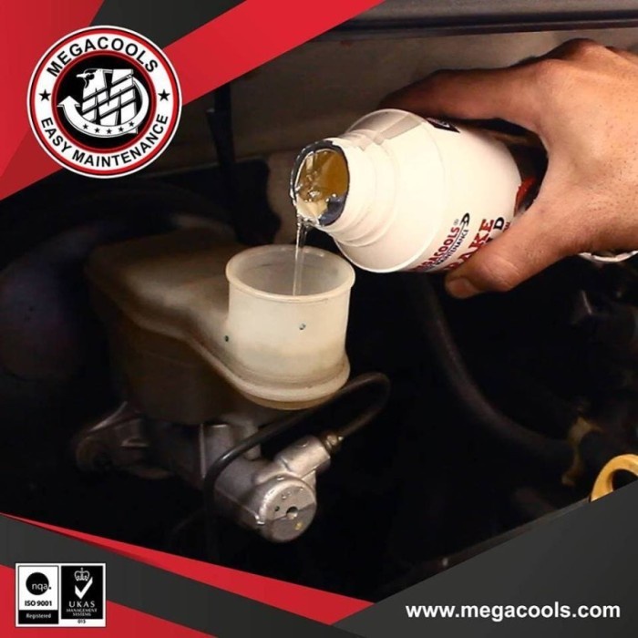 Megacools Brake Fluid DOT-3 300 ml Oli Minyak Cairan Rem Mobil Motor