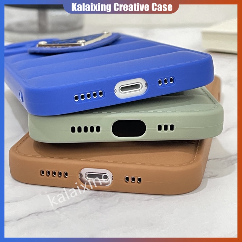Casing Prada iPhone Ponsel Lembut Berbentuk Untuk Iphone14 Pro Max13 Pro 12 11 ProMax Xs Max Xr X Xs 7Plus 8Plus Casing Down Bentuk Jaket Back Cover