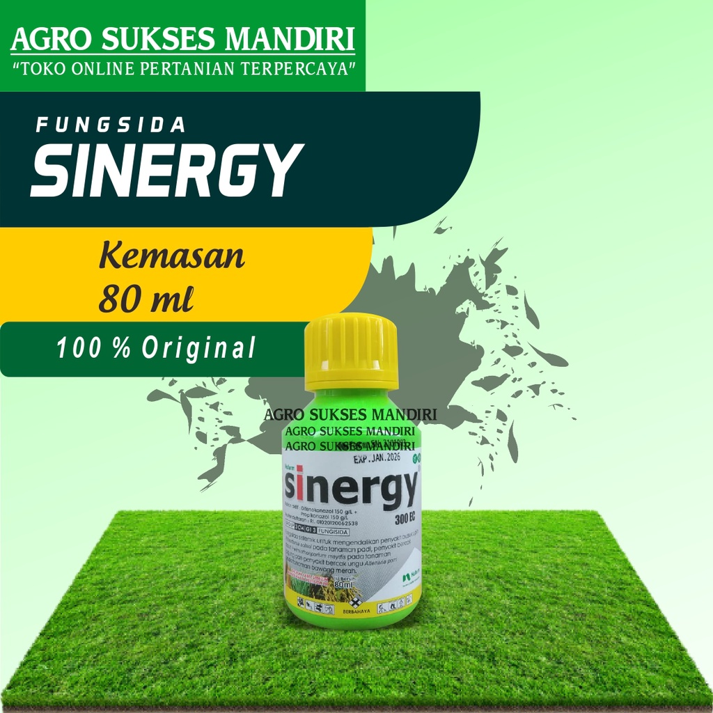 Fungsida Sinergy 300EC Kemasan - 80ml/Singery 300EC-80ml/Obat Pertanian Sinergy 300EC-80 ml/Obat Pen