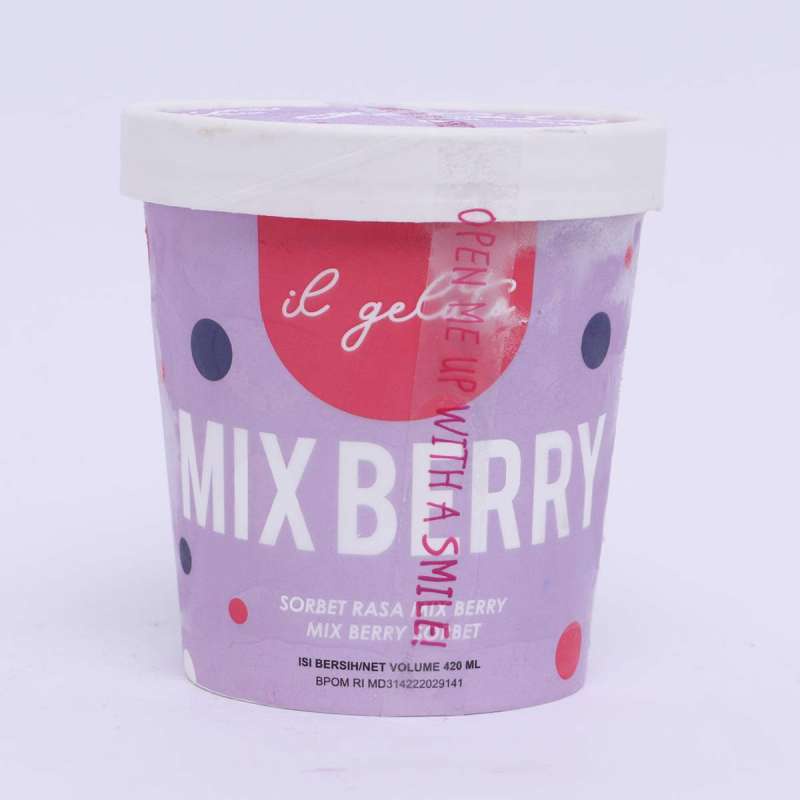 

IL GELATO SORBET RASA MIX BERRY 420ML