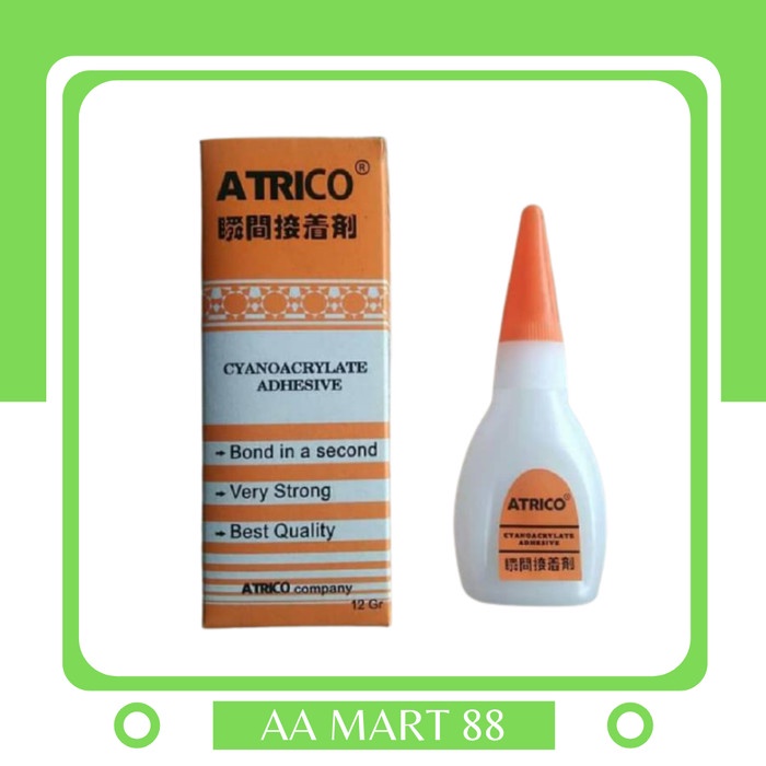 

Lem ATRICO (seperti Lem G) elektronik besi keramik kulit plastik kayu
