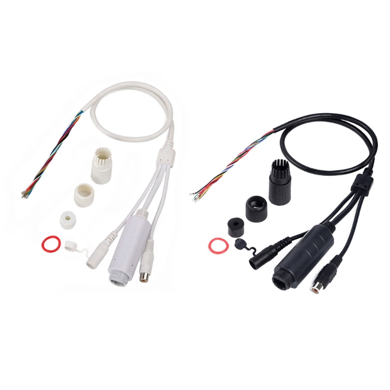 Zzz FS5712DW POE Splitter Adapter Kabel Waterproof IEEE802.3Af 48V Ke 12V1A POE Cord