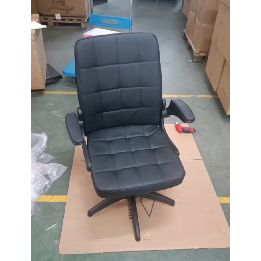 Kursi Kerja Direktur Kantor Office Chair Lift Swivel Leather 5 Roda