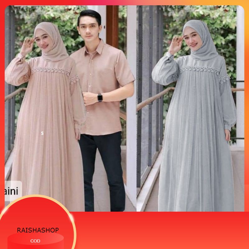 XVC - MAXI NURAINI / COUPLE NURAINI / Maxi Zoya / Maxi Wanita / Gamis Wanita / Maxi Mikayla