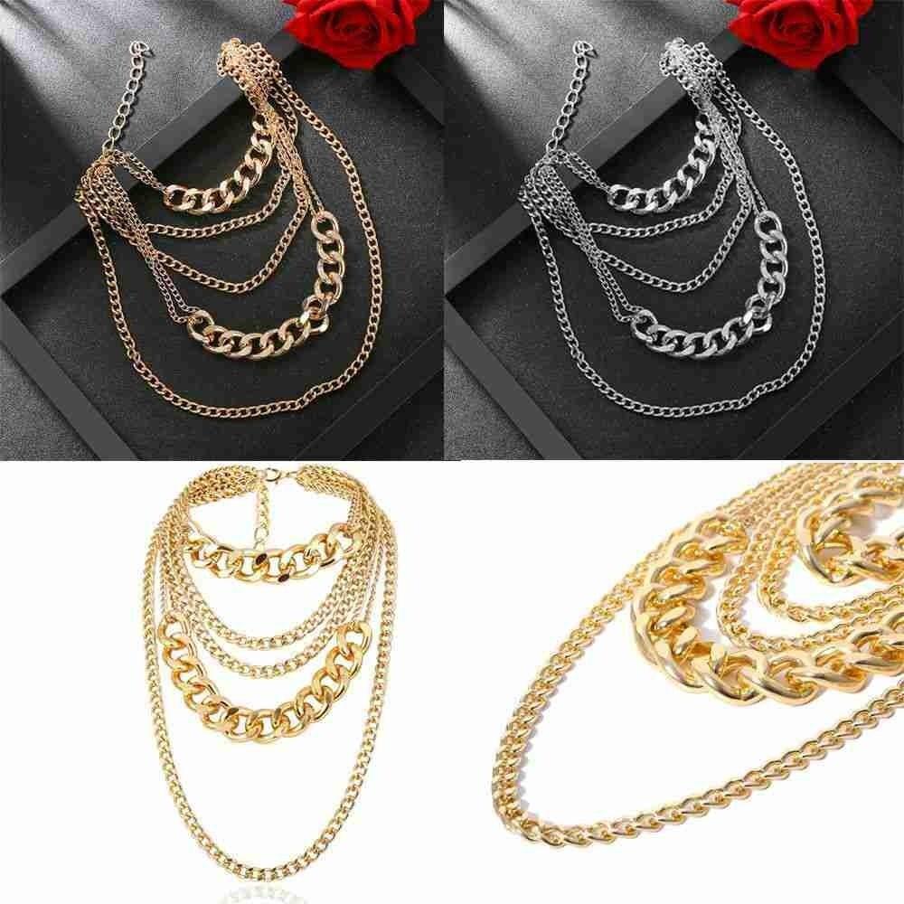 Lily Punk Kalung Vintage Pesona Hadiah Pesta Perhiasan Aksesoris Wanita Jewelry