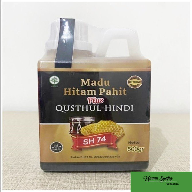 

Madu Hitam Pahit Ekstrak Gamat Plus QUST AL HINDI SH 74 Al Mar'ah 500