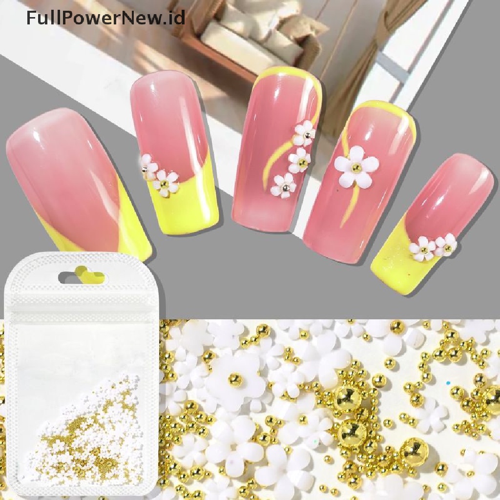 Power 11warna Dekorasi Nail Art Bunga PVC 3D Lucu Ukuran Campur Manicure ID