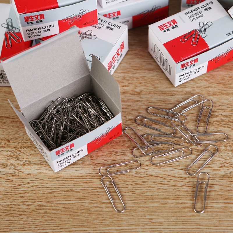 80pcs Paper Clip Klip Kertas Kotak OSM-ST0254