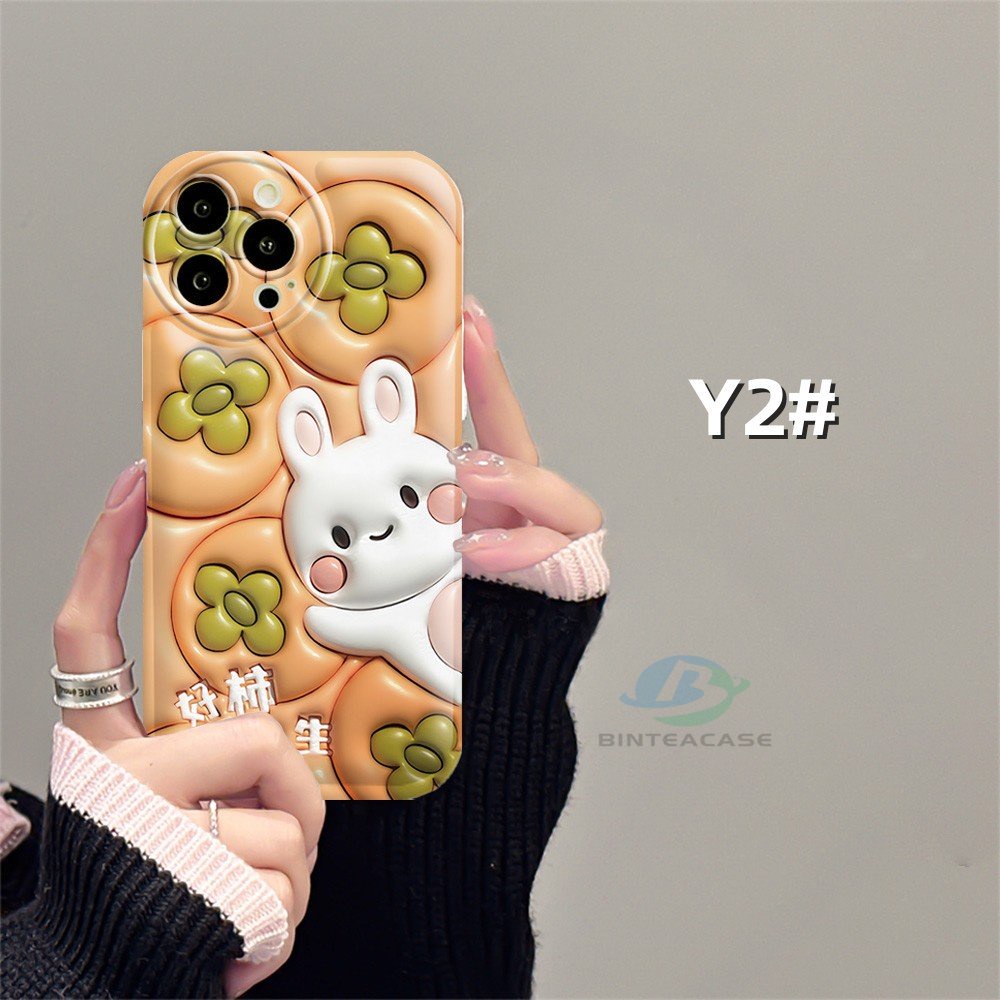 Casing hp Samsung A14 A04 A04S A13 A03 A03S A12 A52 A52S A21S A50 A50S A30S A20 A10S A10 A11 M11 J7Prime J7Pro J6Prime J6Plus Kelinci Lucu Tomoto Silicone Airbag Case Binteacase