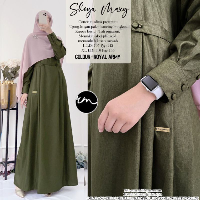 update || SHEYA MAXY TERBARU BY RATU MULABEES / GAMIS KATUN MADINAH / BAJU HIJAB / GAMIS TERBARU / G