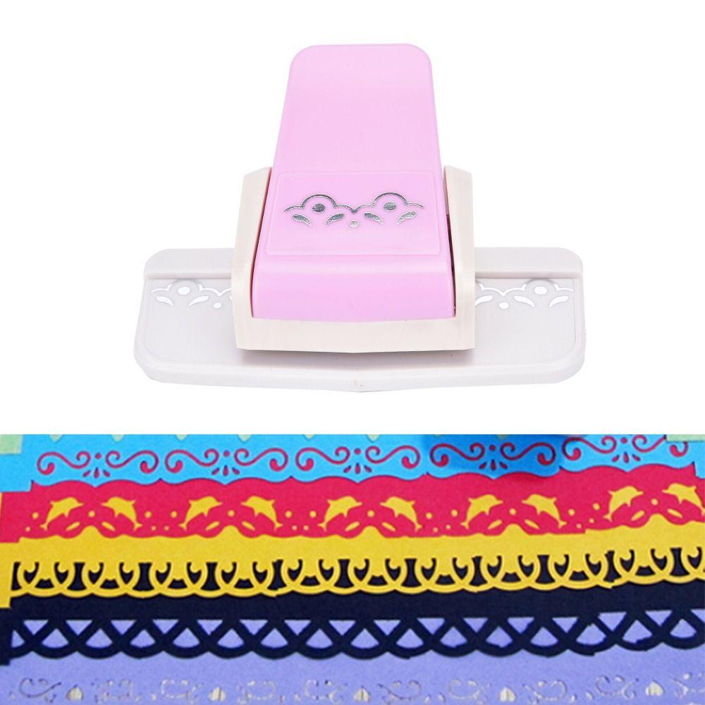 TOP Fancy Border Punch New Paper Cutter Handmade Hadiah Dekoratif Border S Desain Bunga