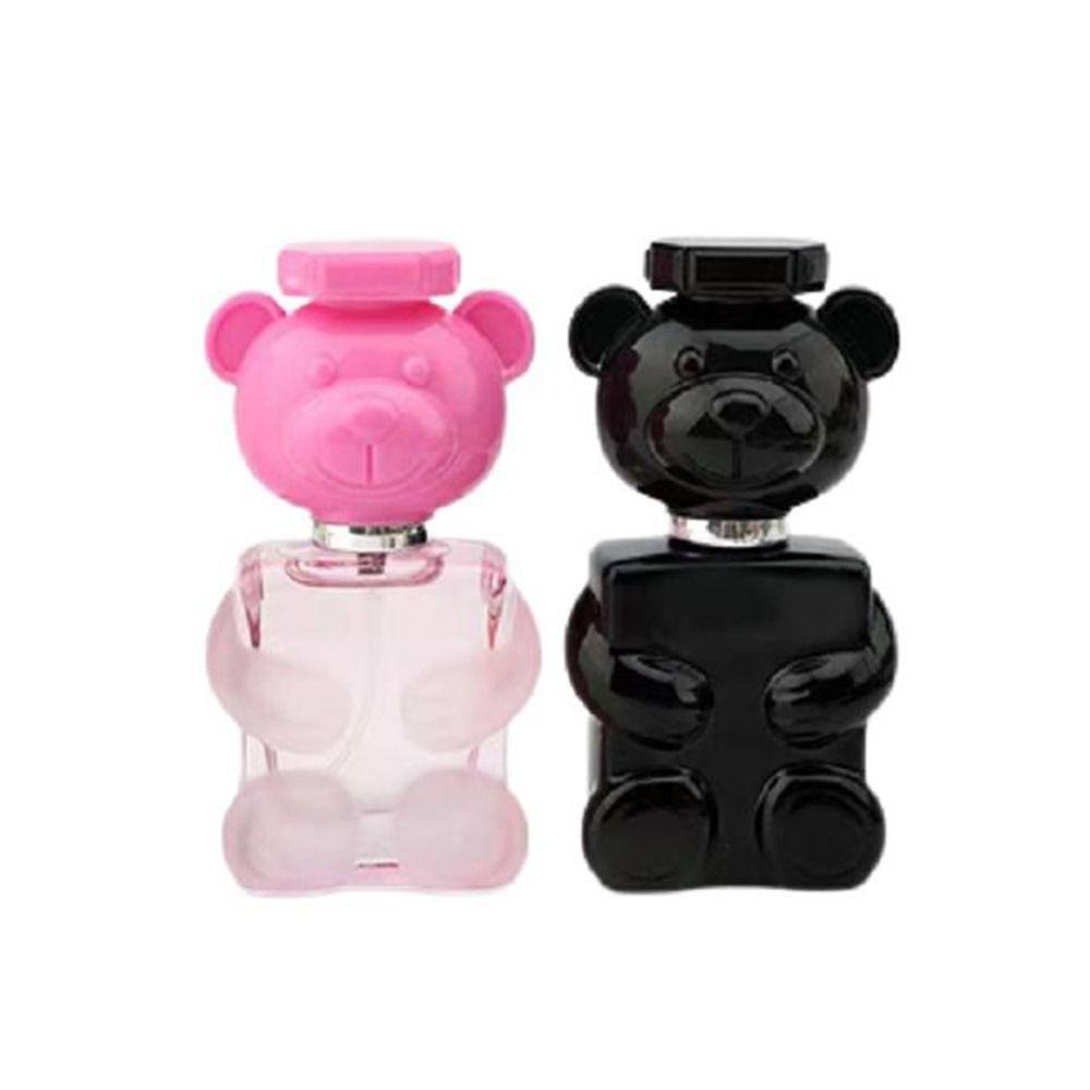 Rebuy Botol Parfum Spray Beruang Lucu Botol Kosong Isi Ulang Sample Vial Mist Botol Deodoran Kecil Dispenser Cairan Liquid Sprayer
