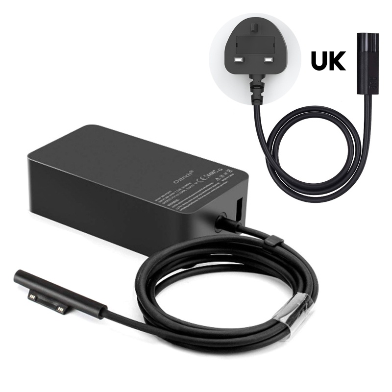 Zzz Charger 65W Untuk Surface Pro Surface Go Charger Laptop AC Adapter Dengan Port USB