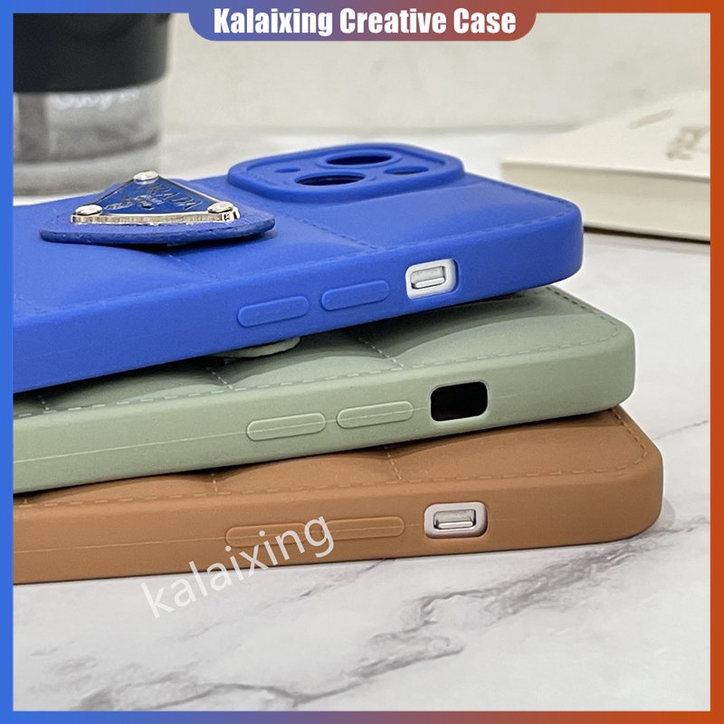 Casing Prada iPhone Ponsel Lembut Berbentuk Untuk Iphone14 Pro Max13 Pro 12 11 ProMax Xs Max Xr X Xs 7Plus 8Plus Casing Down Bentuk Jaket Back Cover
