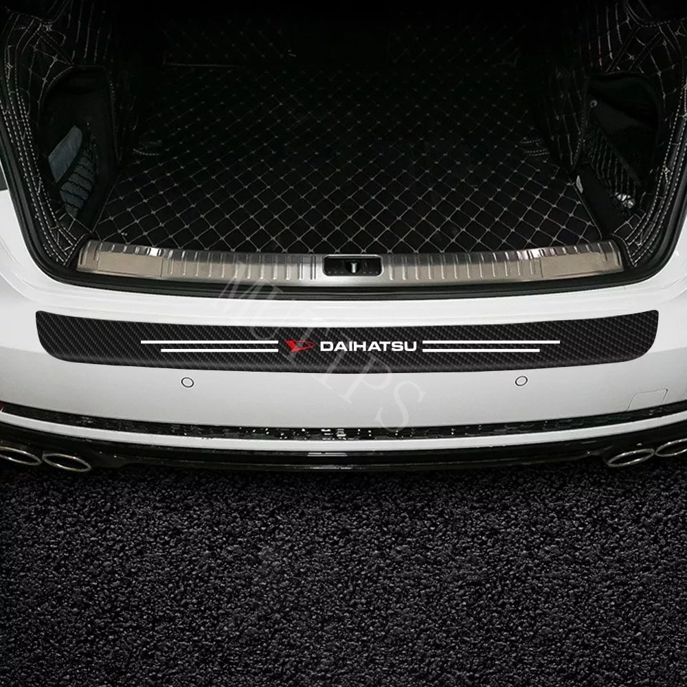 9Pcs Daihatsu Car Carbon Fiber Door Sill Protection Scratch Resistant Stickers For Ayla Ceria Classy Taft Rocky Taruna Sigra Xenia