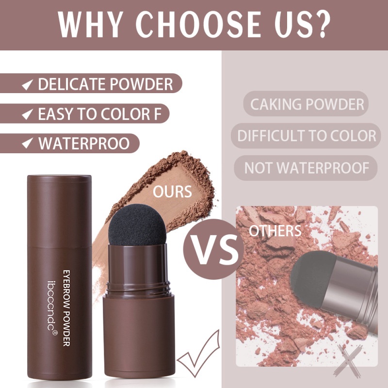 [Emperor] Ibcccndc Eyebrow Powder Cetakan Alis Instan Eyebrow Stamp / Stempel Alis Waterproof