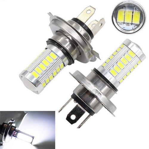 lampu bohlam depan h4 33 LED putih vixion