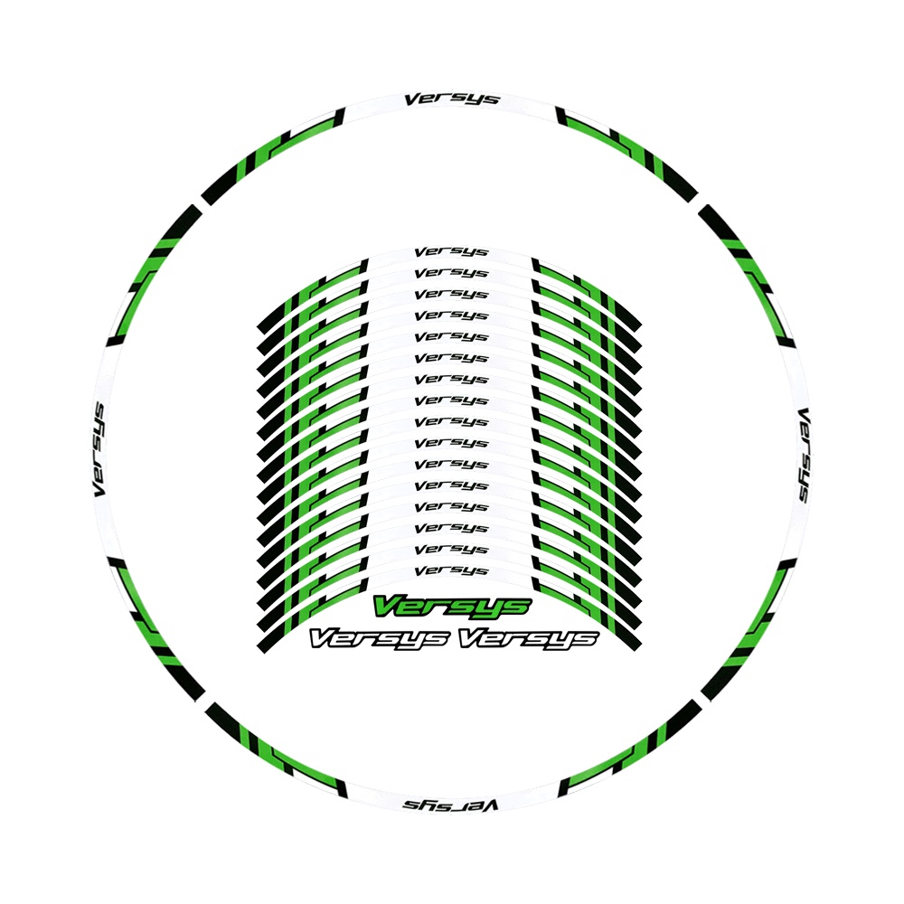 Stiker Tape Roda Motor KAWASAKI Versys 17 &quot;Bub Stripes Decals Untuk KAWASAKI Versys-X 300versys 650versys 1000 2015-2022