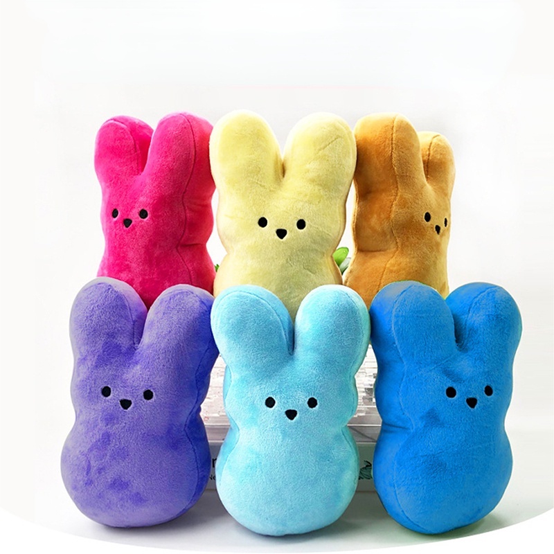 Kelinci Plush Peeps Cute Bunny Star Wortel Boneka Gantungan Kunci Kawaii Paskah Kamar Sofa Dekorasi Desktop Boneka Mainan Anak Hadiah