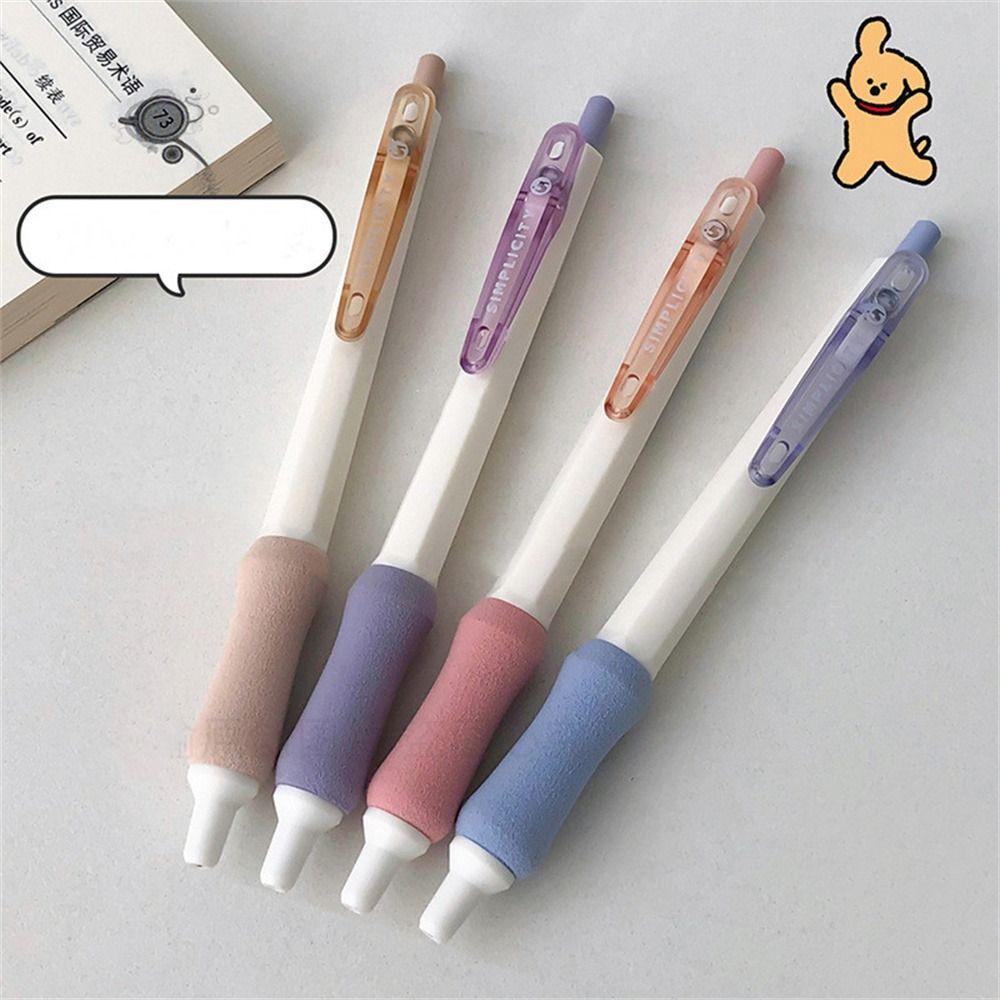 Mxbeauty Pensil Mekanik Hadiah Siswa Untuk Anak-Anak Perlindungan Lembut Press Pen Menulis Pulpen 0.5mm Pensil Otomatis