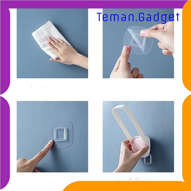 TG - ART AK Gantungan Dinding Hanger Baju Foldable Adhesive Hook - AK15