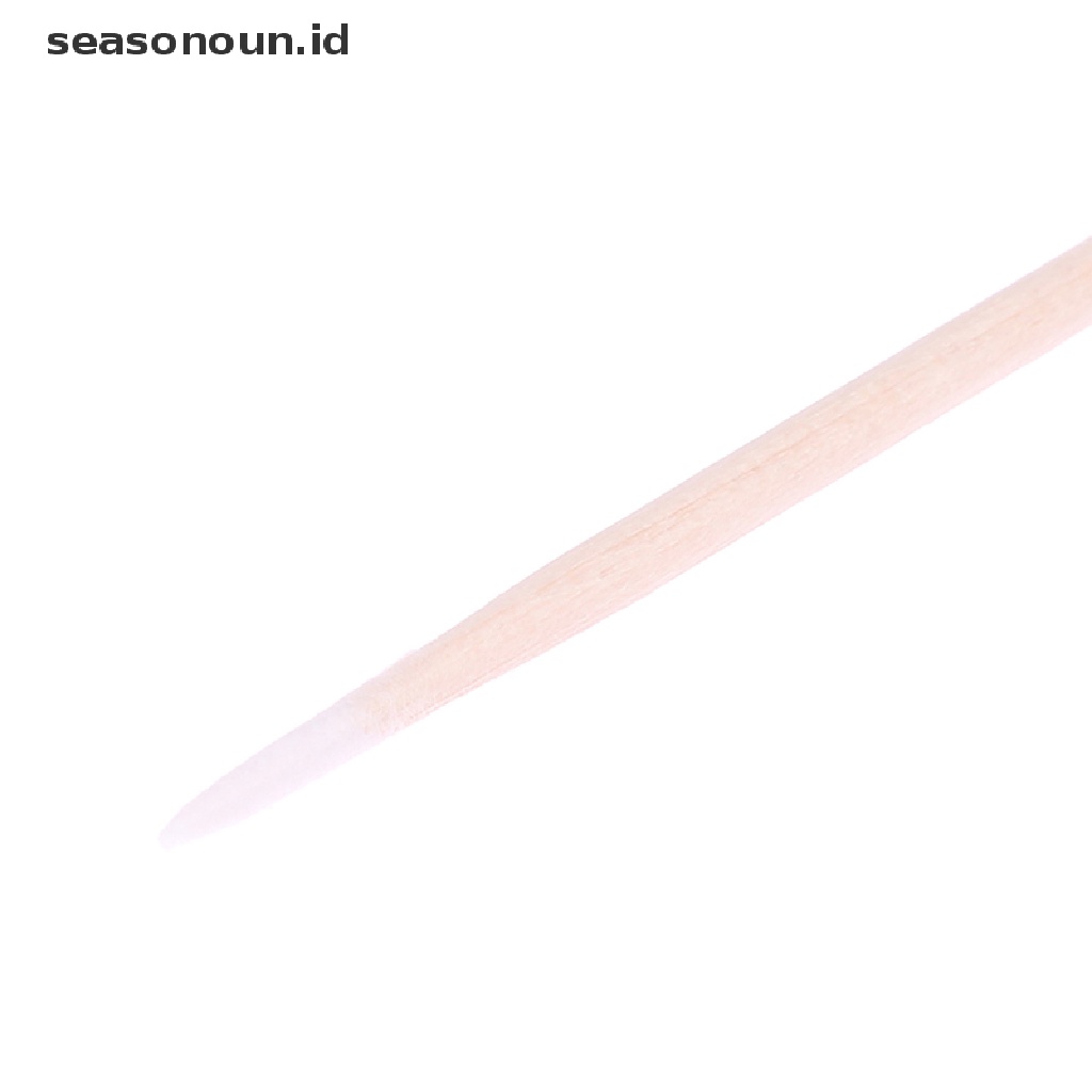 Seasonoun 100Pcs/Pack Cotton Swabs Alat Pembersih Untuk iPhone Samsung Huawei Charging Port.