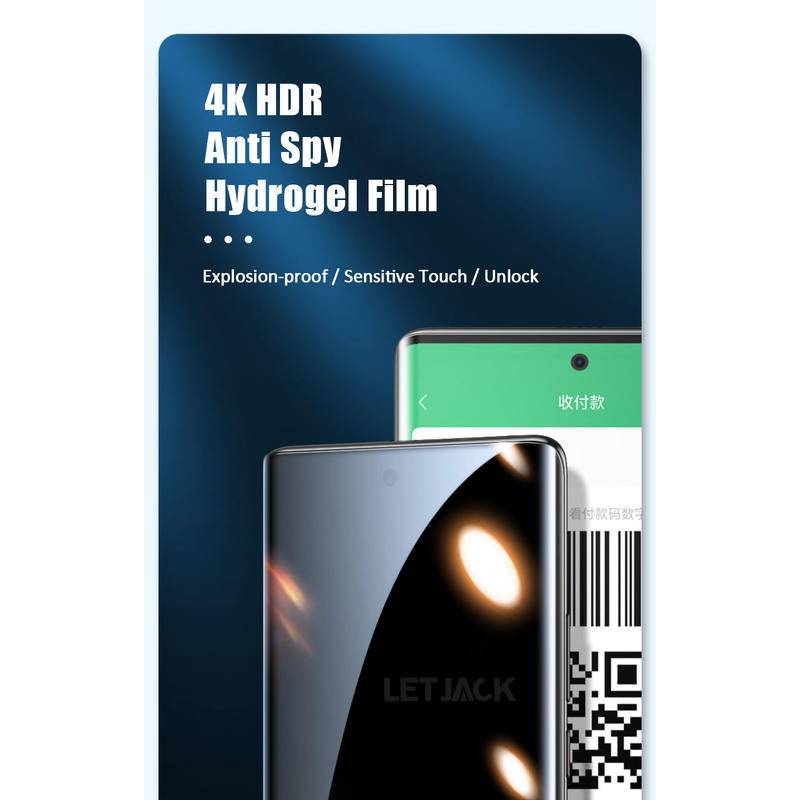 Film Hydrogel Anti Spy Full Lengkung Untuk Oppo Reno 9 8 7 6 5 4 3 2 Pro Plus Pelindung Layar Privasi Untuk Oppo Reno 8Z 8T 7Z 7SE 5F 5K 2F Soft Film