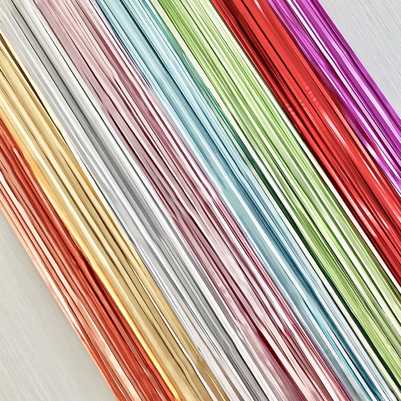 T&amp;Y Tirai Pesta Ulang Tahun 180cmx99cm Tirai Rumbai Plastik Chrome Foil 99 x 180 Cm Foil Curtain Backdrop Curtain Selinger Metalik Import Murah