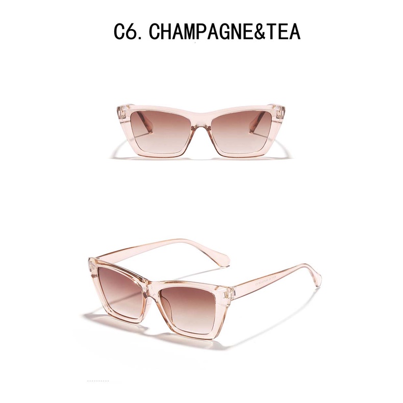 [COD] Kacamata Cat Eye Hitam Wanita Original Sunglasses Kacamata Anti Radiasi Murah UV400