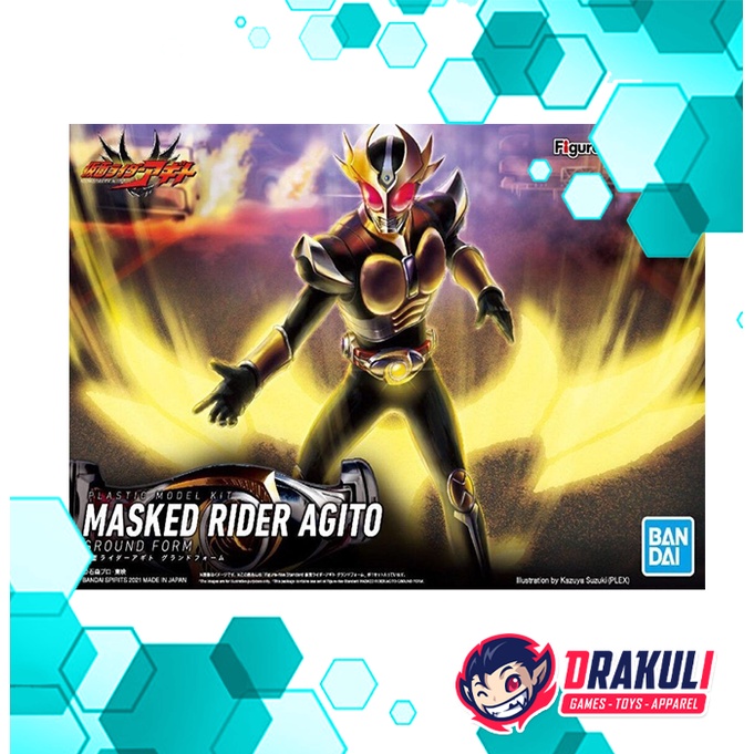 BANDAI Plamo Figure-rise Standard Kamen Rider Agito Ground Form