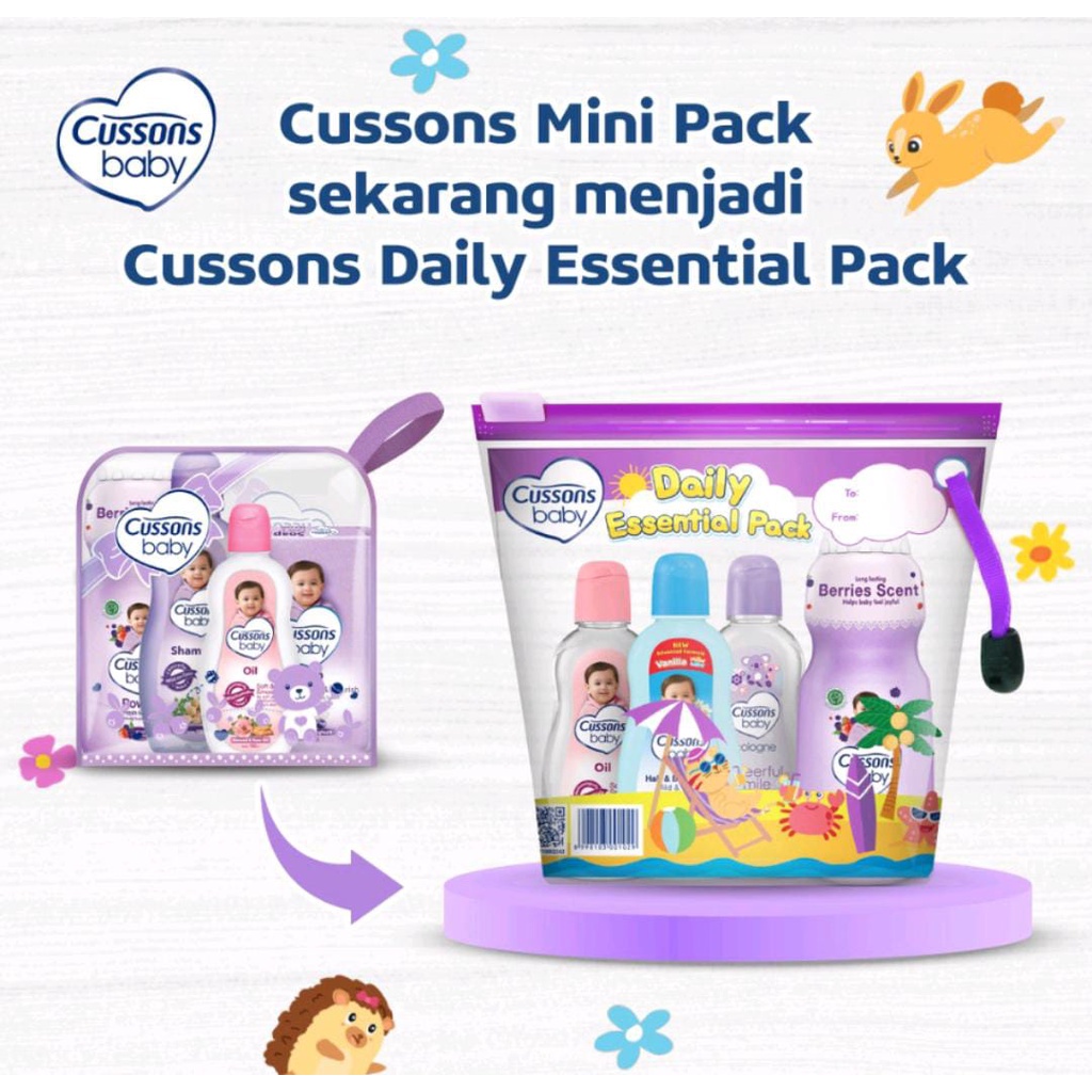 CUSSONS BABY GIFT DAILY ESSENTIAL PACK / SABUN SHAMPOO BAYI