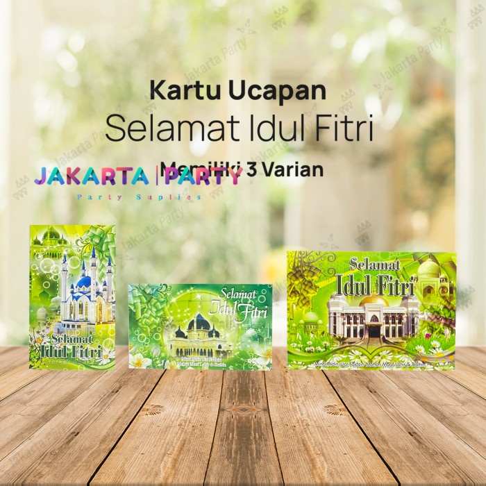 Kartu Ucapan Lebaran / Kartu Ucapan Parcel/ Kartu Ucapan Eid Mubarak