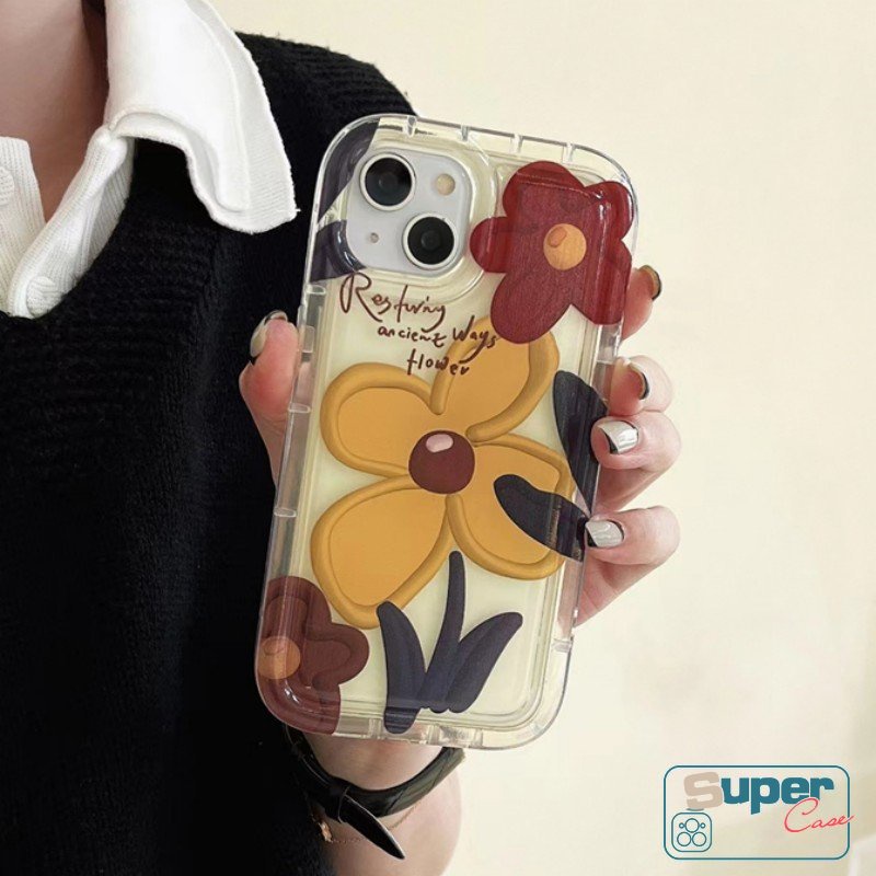 Case Bunga Lukisan Cat Minyak Musim Semi Untuk Realme C53 C25s C55 C15 C35 C12 C21Y C25 C11 C30 C30S C17 C25Y 9I 7I 6i 5 5i 5s 2021 C33 C20 C11 C3 C1 C2 C20 Lembut TPU Airbag Shockproof Cover