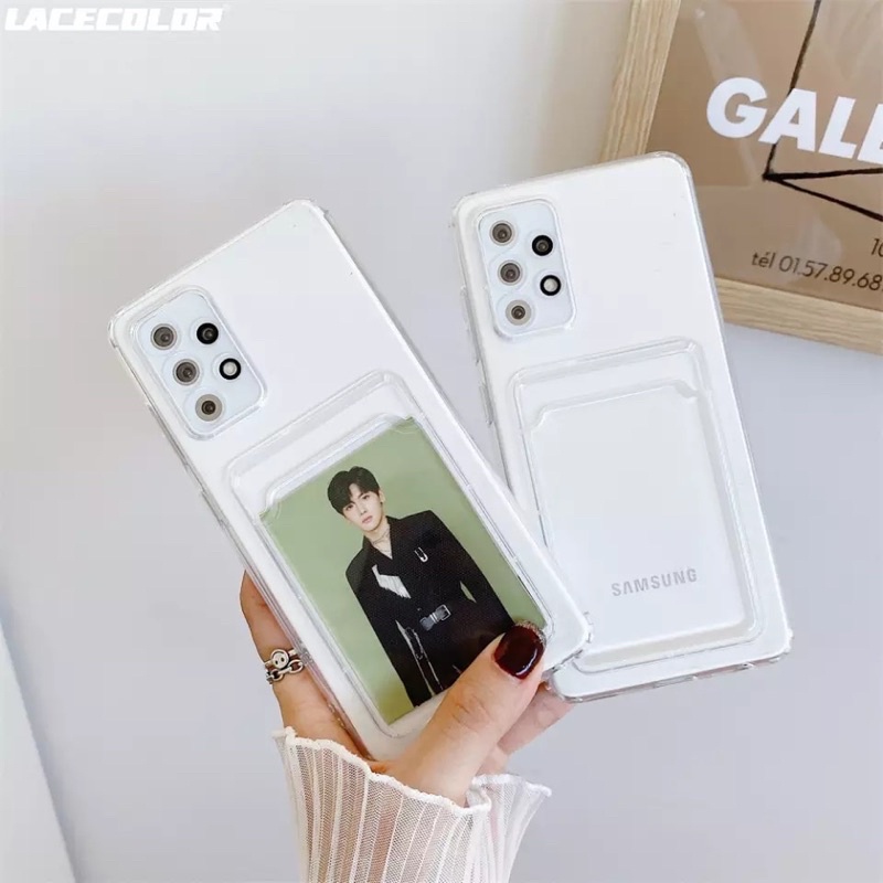 Case Card Holder Slot Foto Kartu SAMSUNG A23 A33 A53 A73 A02 A02S A03S A03 CORE A12 A13 A22 A32 A52 