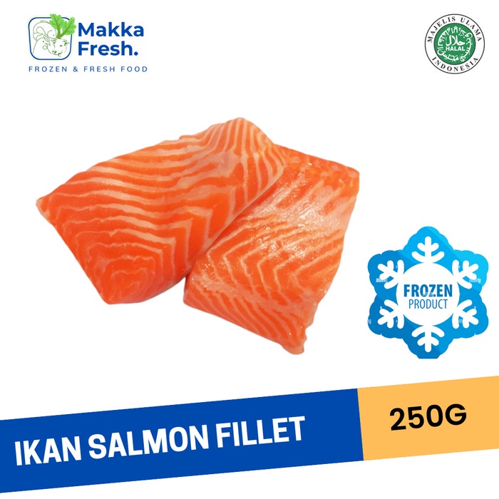 

IKAN SALMON FILLET FRESH FROZEN 200-215GR HALAL