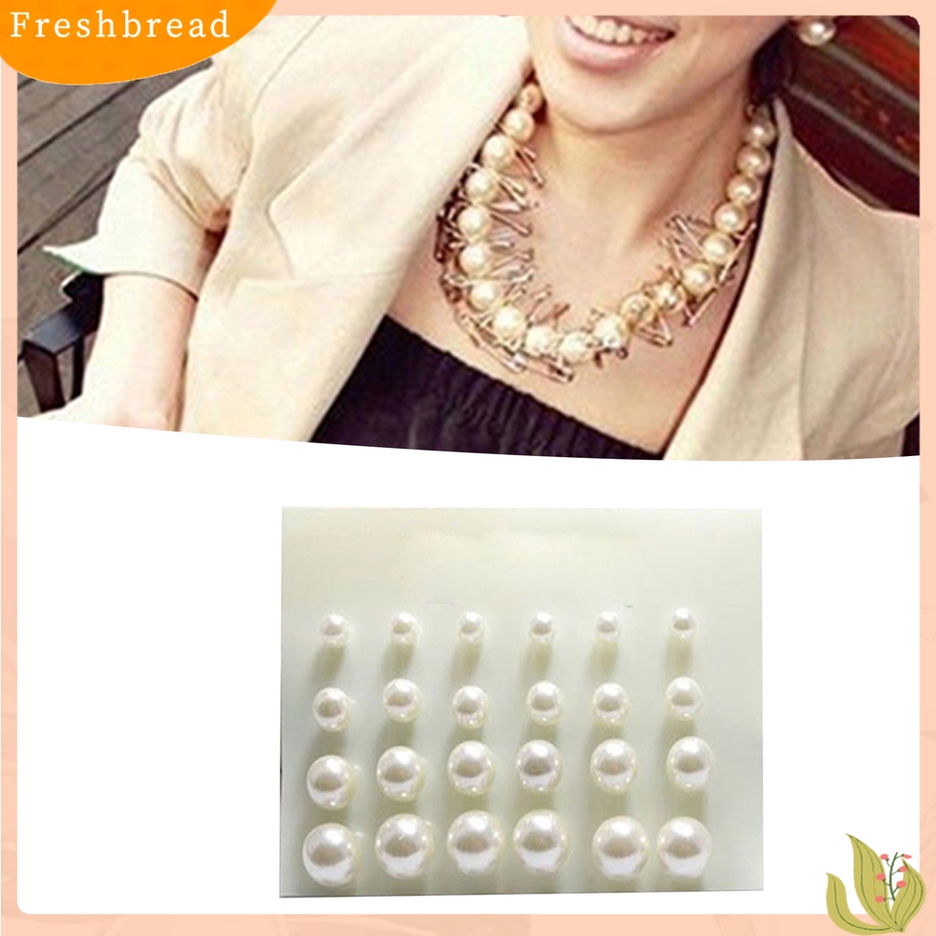 [Fresh] Set 12Pcs Anting Stud Mutiara Imitasi untuk Wanita