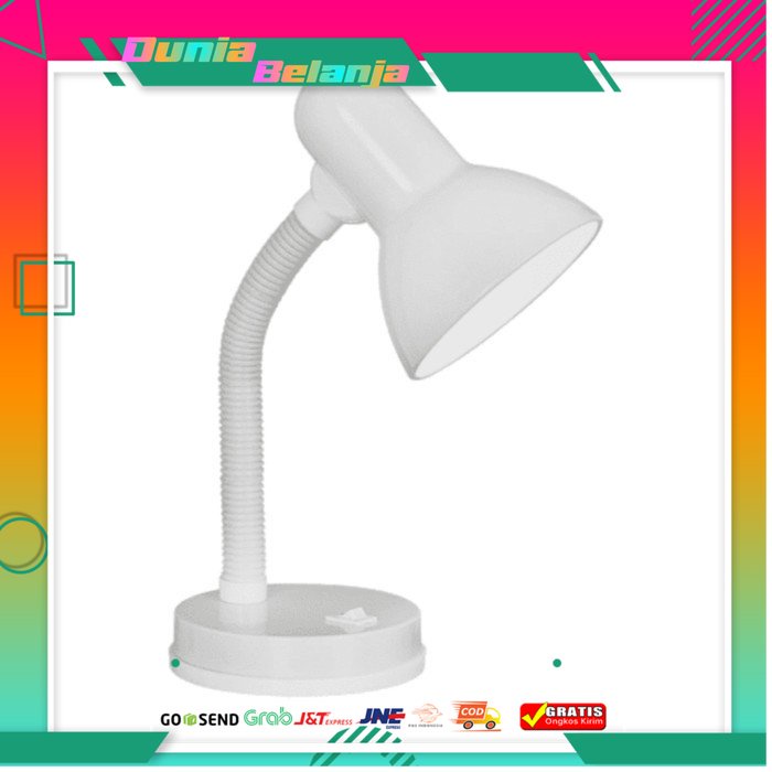 Eglo Basic Lampu Meja, lampu belajar, lampu tidur - Putih - Putih