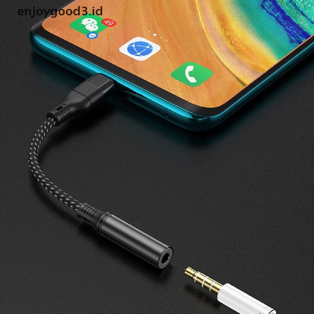 [Rready Stock] Converter Adaptor Jack Earphone USB C Ke 3.5mm Tipe C (ID)