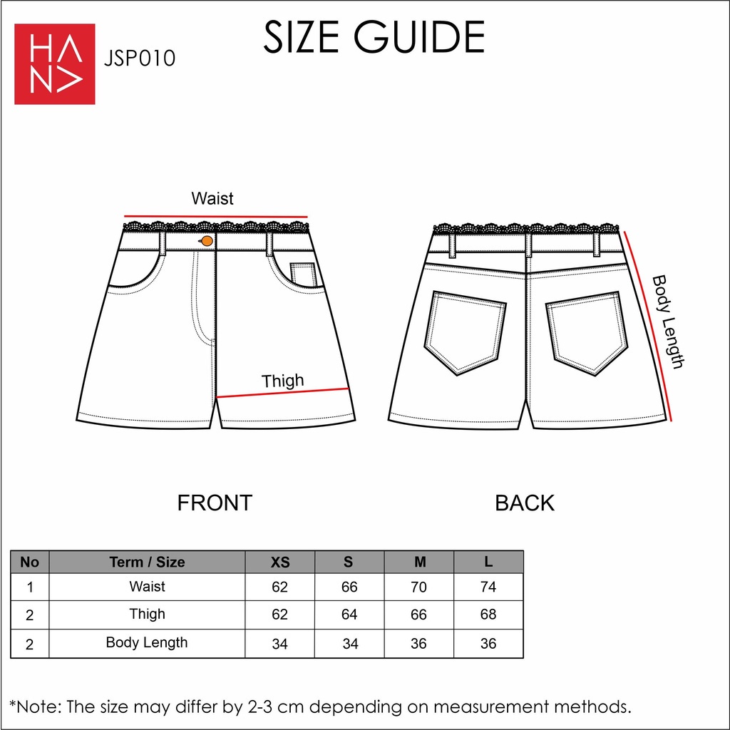 Hana Fashion JKT - Sevia Jeans Shorts Pants Wanita Korea - JSP010