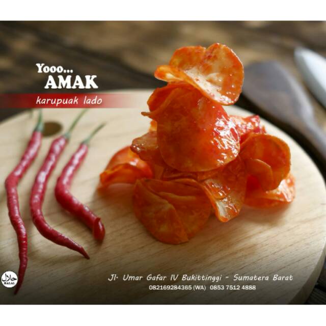 

KERIPIK SINGKONG/SANJAI BALADO 200gr| YOOO...AMAK!!!