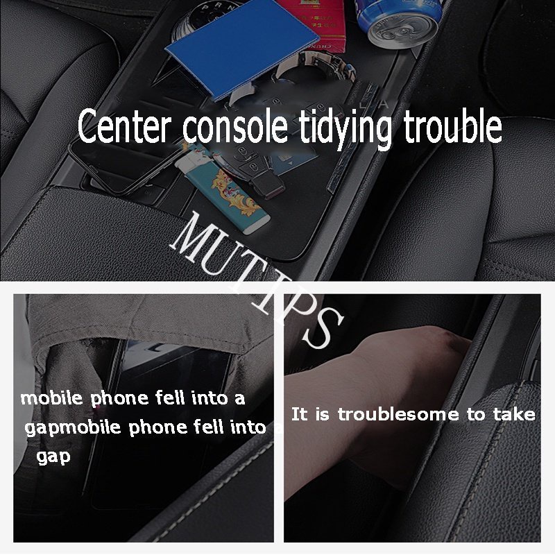 Mg Kotak Organizer Penyimpanan Pengisi Celah Kursi Mobil Kompartemen Multifungsi Tas Tempat Gelas Handphone Untuk HS ZS EP MG5 MG3 EV MG4 5 6 2022 2023