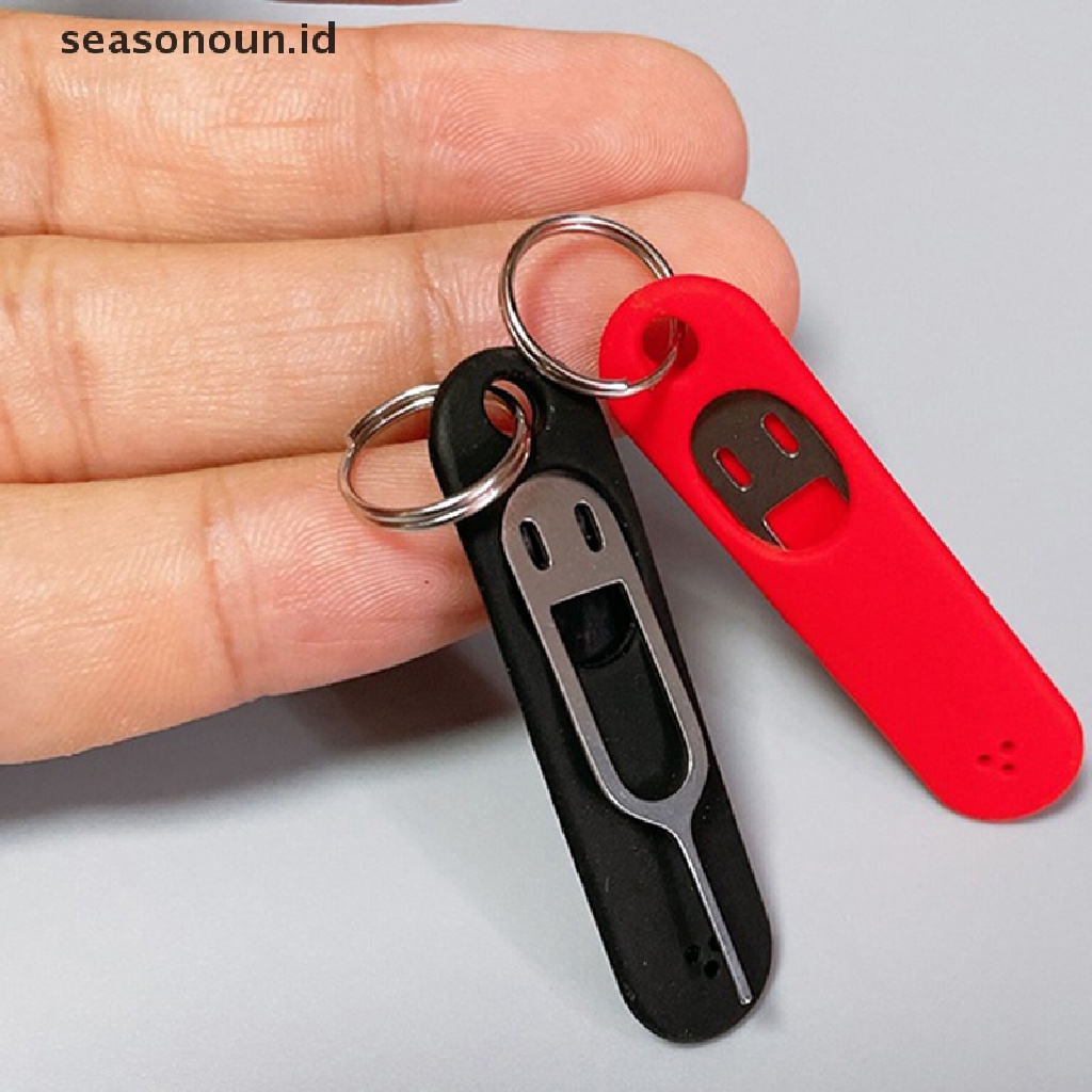 Seasonoun 1PC Pin Kartu Lucu Anti Hilang Untuk Telepon Universal Sim Card Remover.