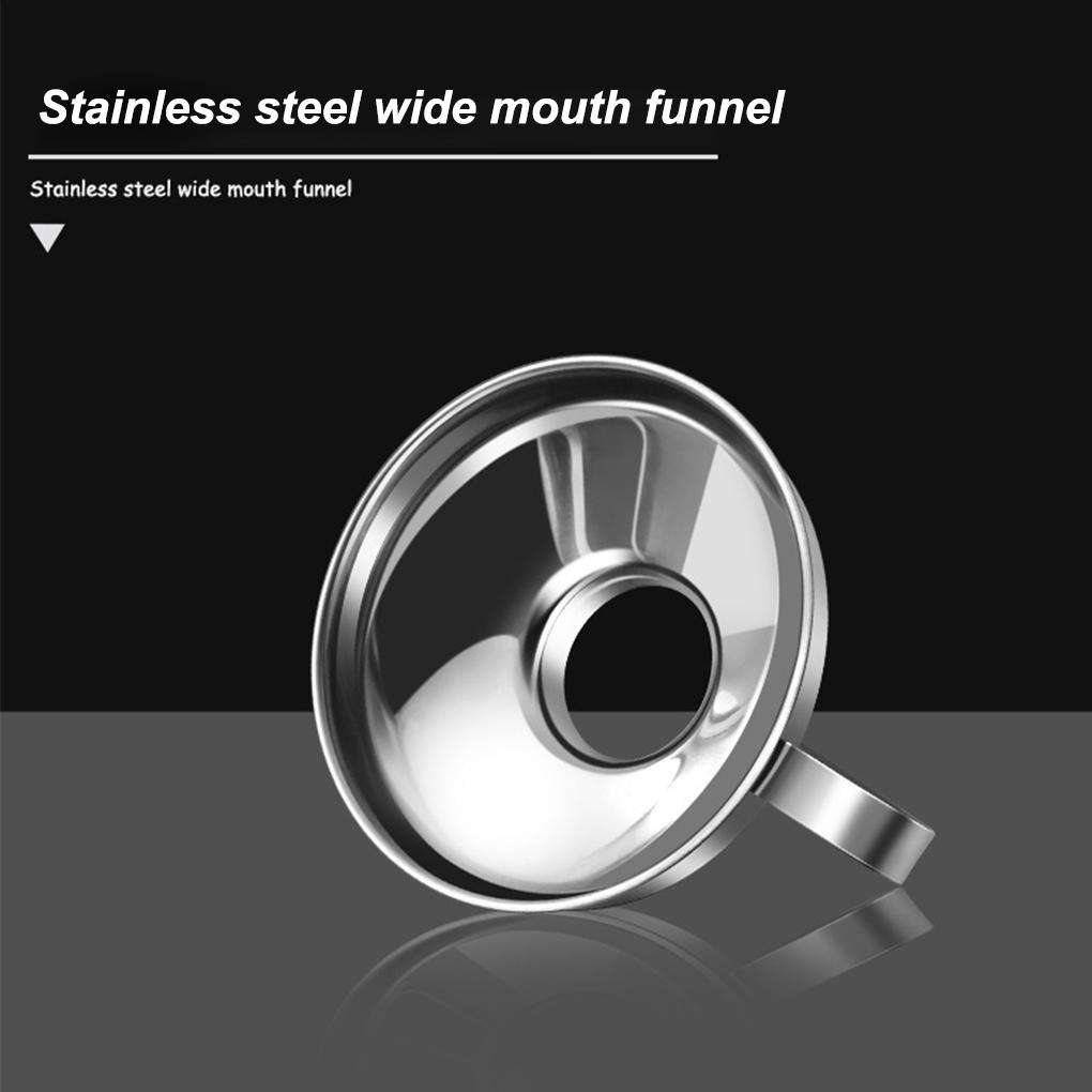 Corong Bubuk Saringan Logam Stainless Steel Pengerjaan Halus Firma Struktur Kekerasan Permukaan Halus Gadget Dapur