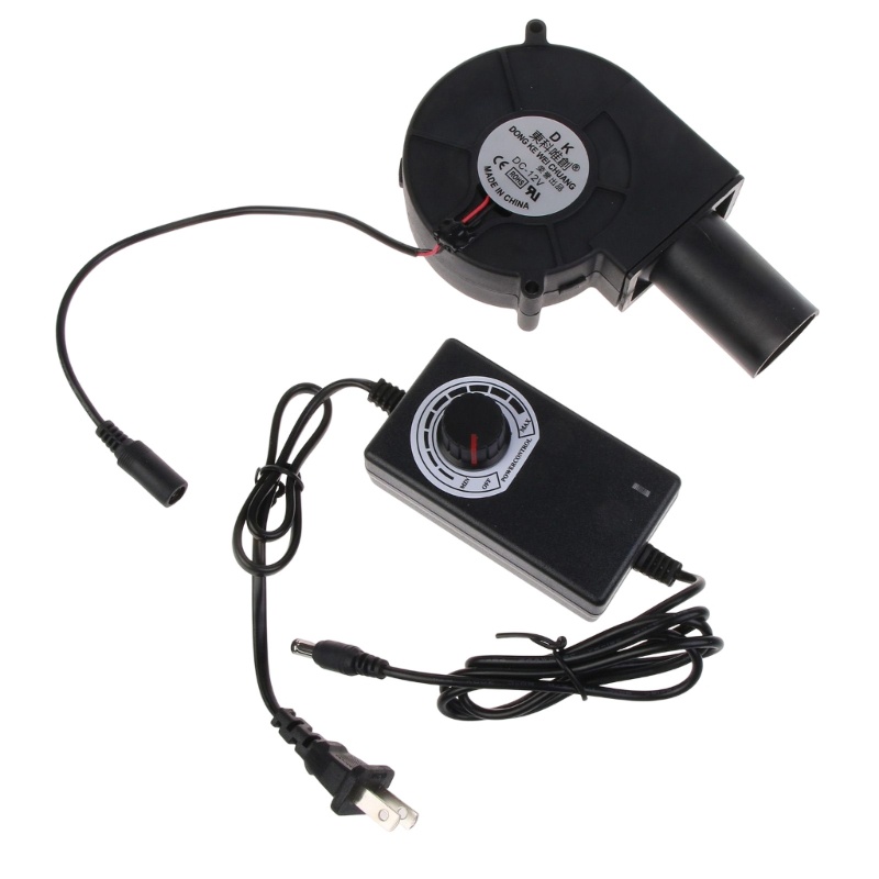 Kipas Blower VIVI 9733alat Kompor Kecil 12V 5500RPM Adjustable Speed Untuk Masak Camping Kipas BBQ Arang Starter